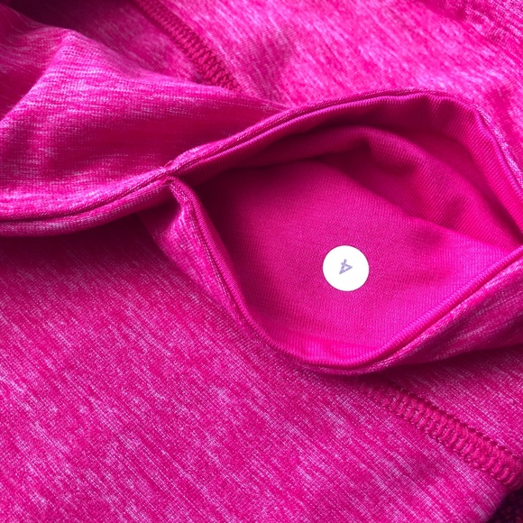 SOLD Lululemon Hot Pink Crop - Picture 2 of 3